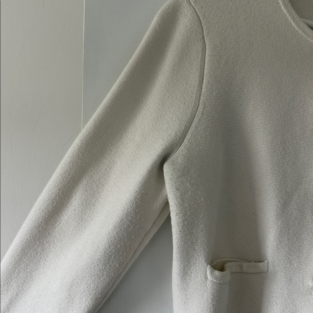 Abercrombie & Fitch Cream Button-Front Knit Cardigan - Picture 3 of 3